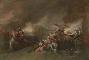 La Bataille de La Hogue - Benjamin West